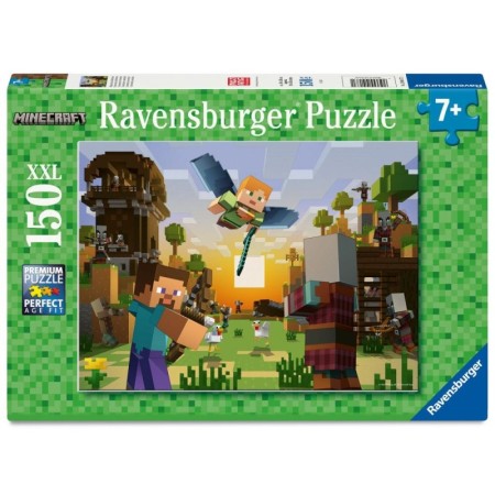 Ravensburger - Puzzle constructia Minecraft 150 piese XXL Ravensburger - 1